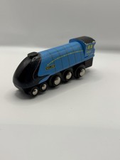Wooden Train Track Mallard Engine LNER 4468 Brio Compatible