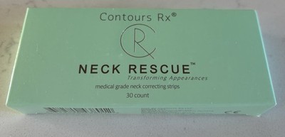 Contours RX Neck Rescue 30ct Medical Grade Neck Correcting Strips NIB Sealed
