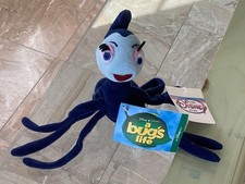 VINTAGE NWT Disney Rosie the Spider From A Bug's Life Bean Plush Stuffed Animal