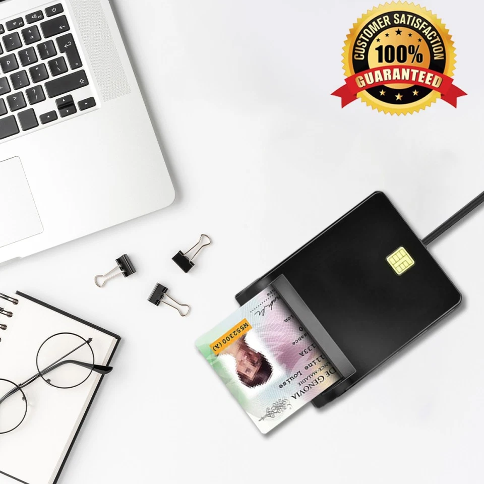 CSL CR USB 2.0 Chipkartenlesegerät NFC Smartcard Schwarz Kartenlesegerät - Bild 4 von 4