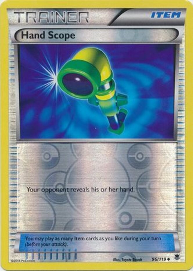 Hand Scope - 96/119 - Uncommon - Reverse Holo (Near Mint) Phantom Forces - Item