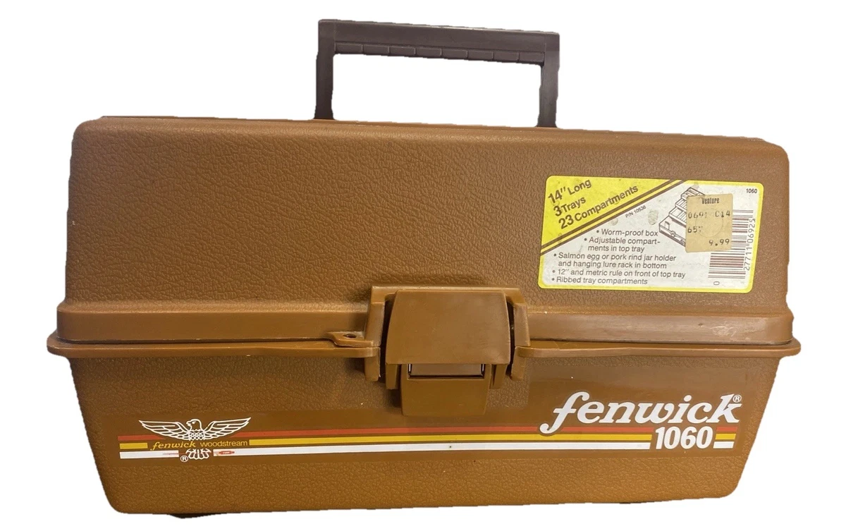 fenwick woodstream tackle box with carry strap Fenwick Fishing Tackle Boxes & Bags for sale