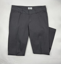 Old Navy Womens Pixie 6 Gray Cotton Blend Stretch Classic Fit Straight Leg Pants