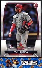 Ivan Herrera 2023 Bowman #30 St. Louis Cardinals Rookie RC