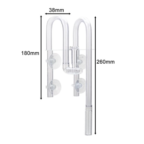 Aquarium Lily Pipe Tubing Inflow Outflow Remove Oil Stains Fish Tank Filter - Bild 5 von 33