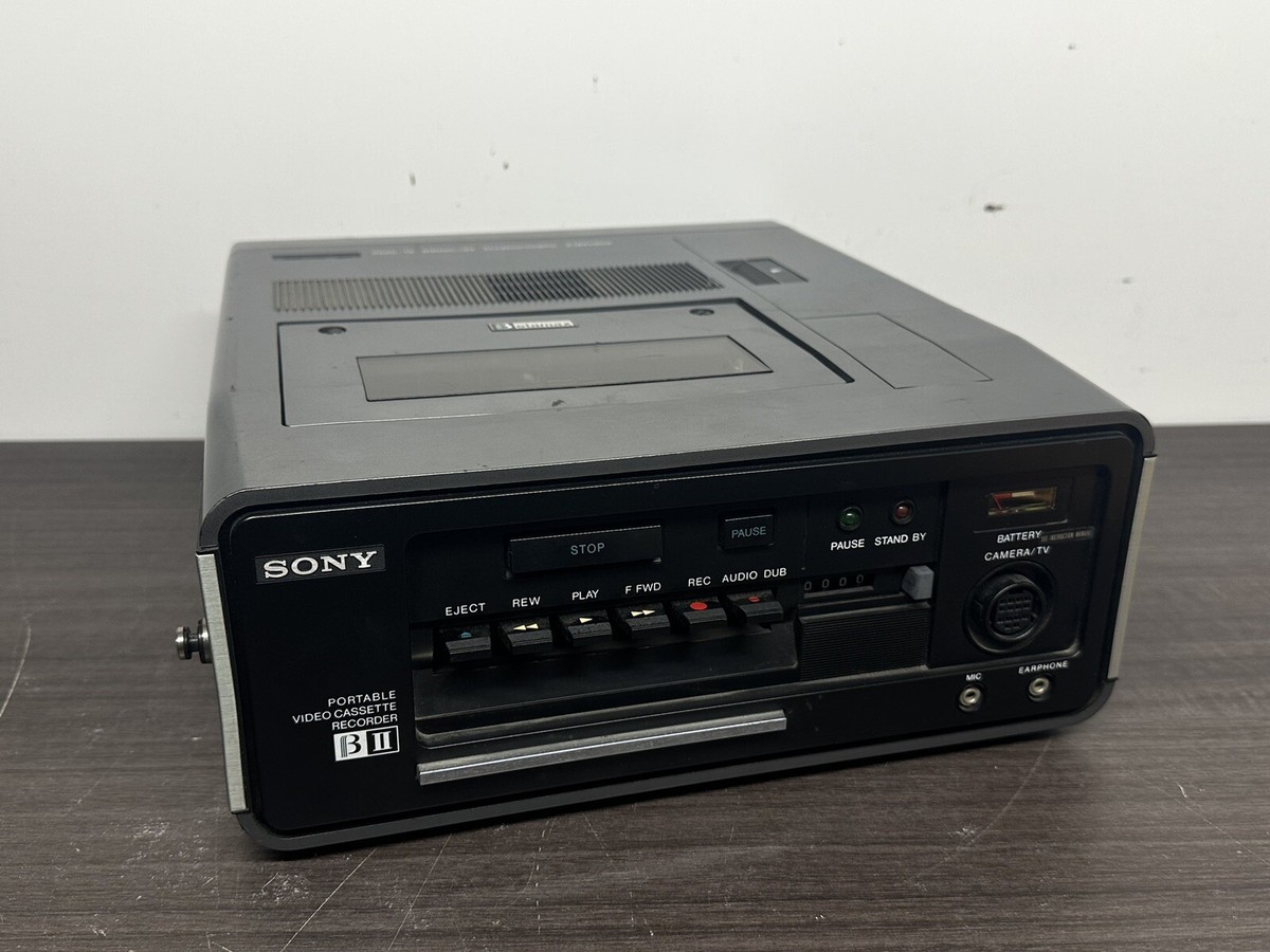 SONY Betamax SL-3000 Portable Video Cassette Recorder - G35 | eBay