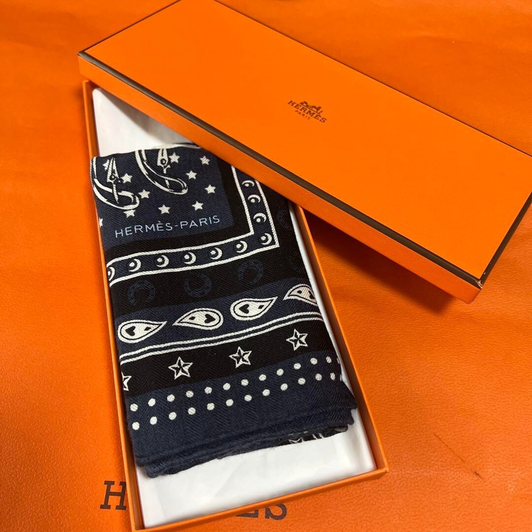 HERMES Carre Cheval Bank Bandana Scarf | eBay