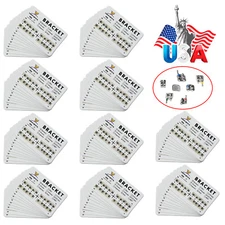 10-100 bags Dental Orthodontic Bracket Braces Standard Roth 022 w/ 3 hooks #3 Dr
