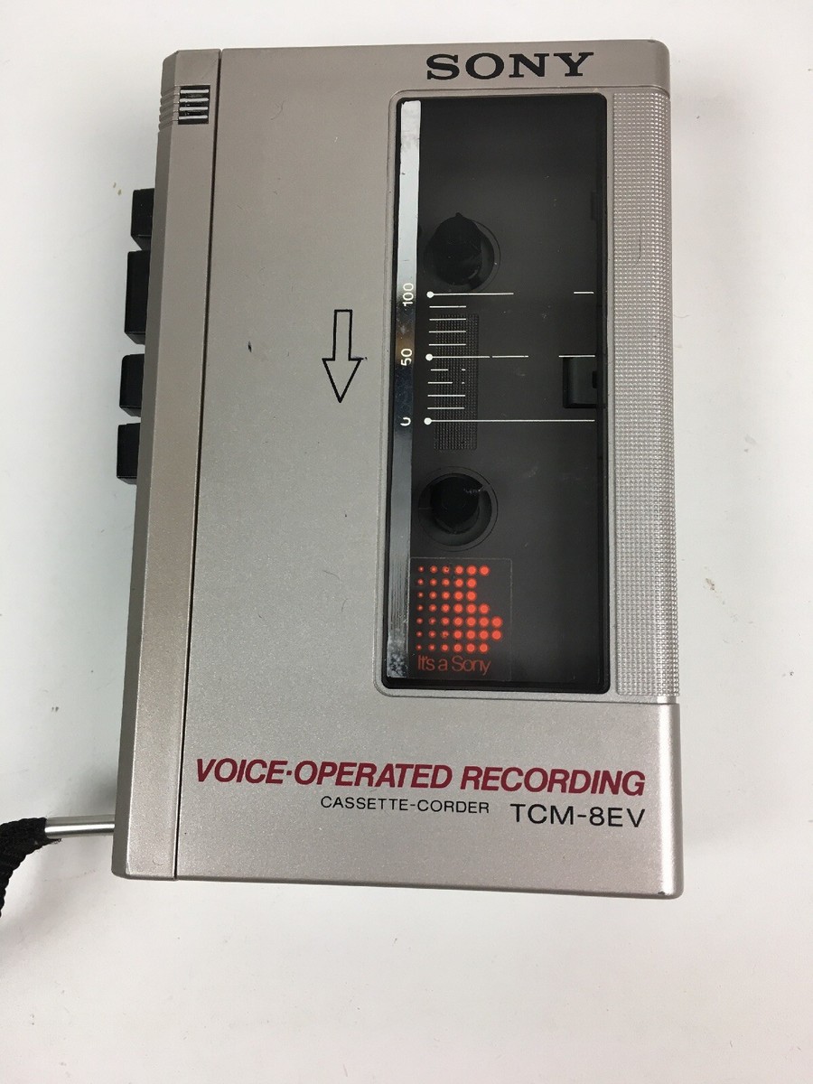 SONY VOICE-MATIC カセットプレイヤー　TCM-8EV SONY VOICE-MATIC カセットプレイヤー TCM-8EV Vintage Sony TCM