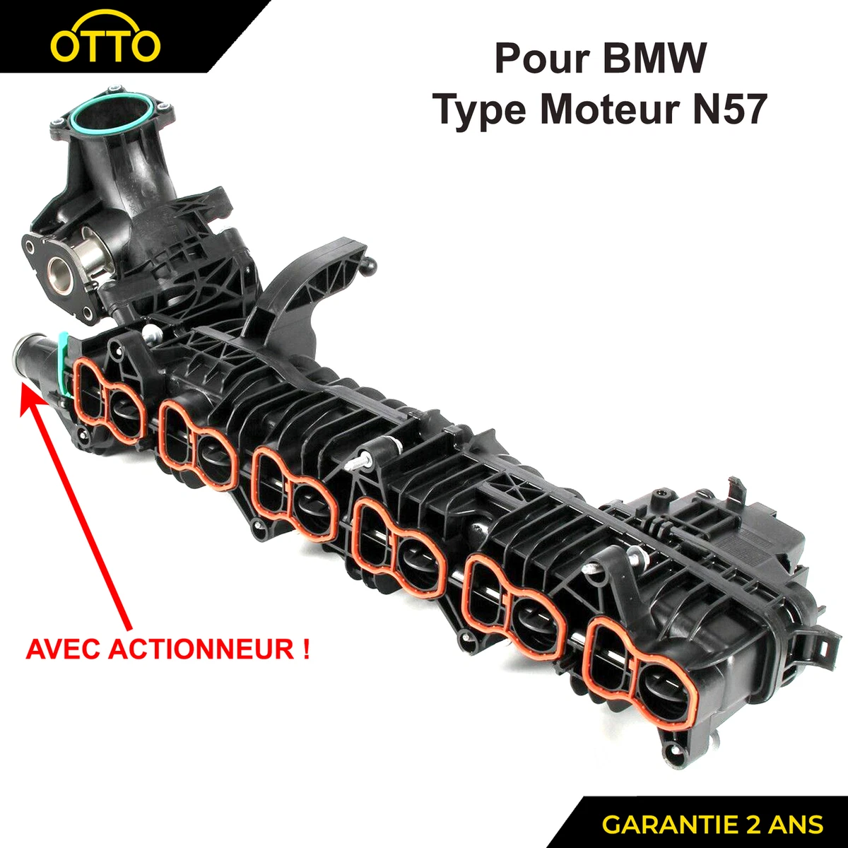 Ansaugkrümmer Ansaugbrücke BMW 6 Zylinder N57 3.0 Diesel 