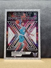 2023-24 Basketball Panini Donruss Great X-Pectations Brandon Miller Hornets #2