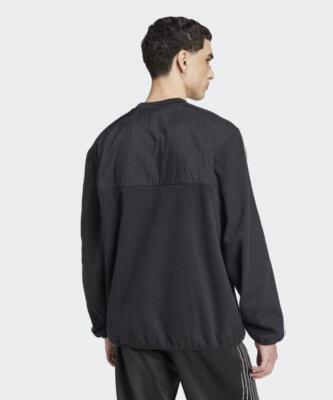Genuine Adidas Polar Crewneck Man to Man - Black / IZ1833 | eBay