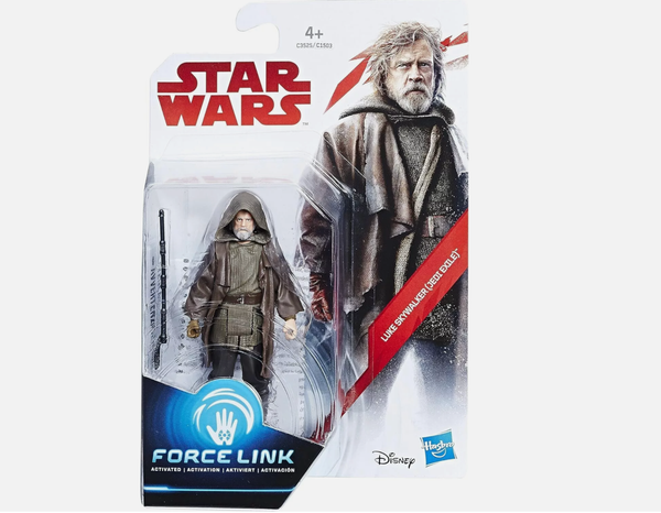 Hasbro Star Wars – C3525 Luke Skywalker (Jedi Exile) Force Link Figur Neu Ovp-image