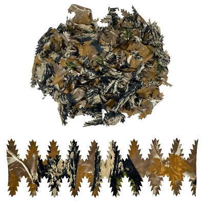 Arcturus 3D Loose Leaf Bundle | 50 Laser-Cut Leaf Strips in 5 Camo Patterns