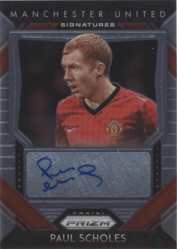 2020-21 Panini Prizm EPL PAUL SCHOLES Silver Auto Signature SSP #7