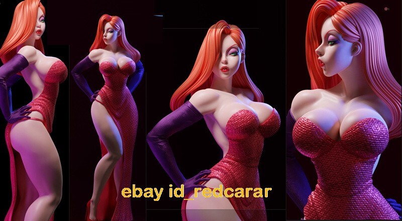 1/8 23CM JESSICA RABBIT 3D Print Figure Model Kit Unpained