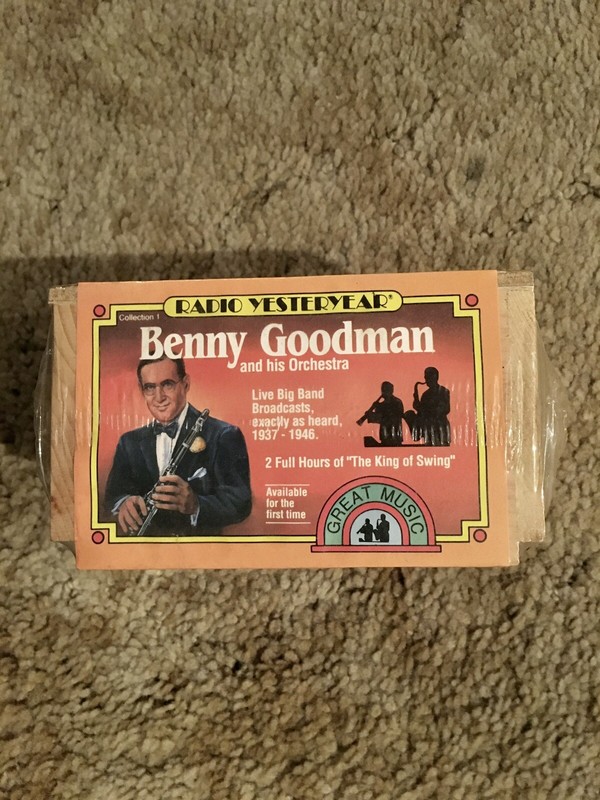 Benny Goodman Radio Yesteryear Cassettes 1991 (Sealed)