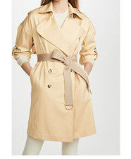 New Club Monaco Adj Sleeve Trench Jacket In Chamomile - Size Xl #c1940