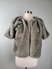 Simply Vera Vera Wang Faux Fur Jacket Size S