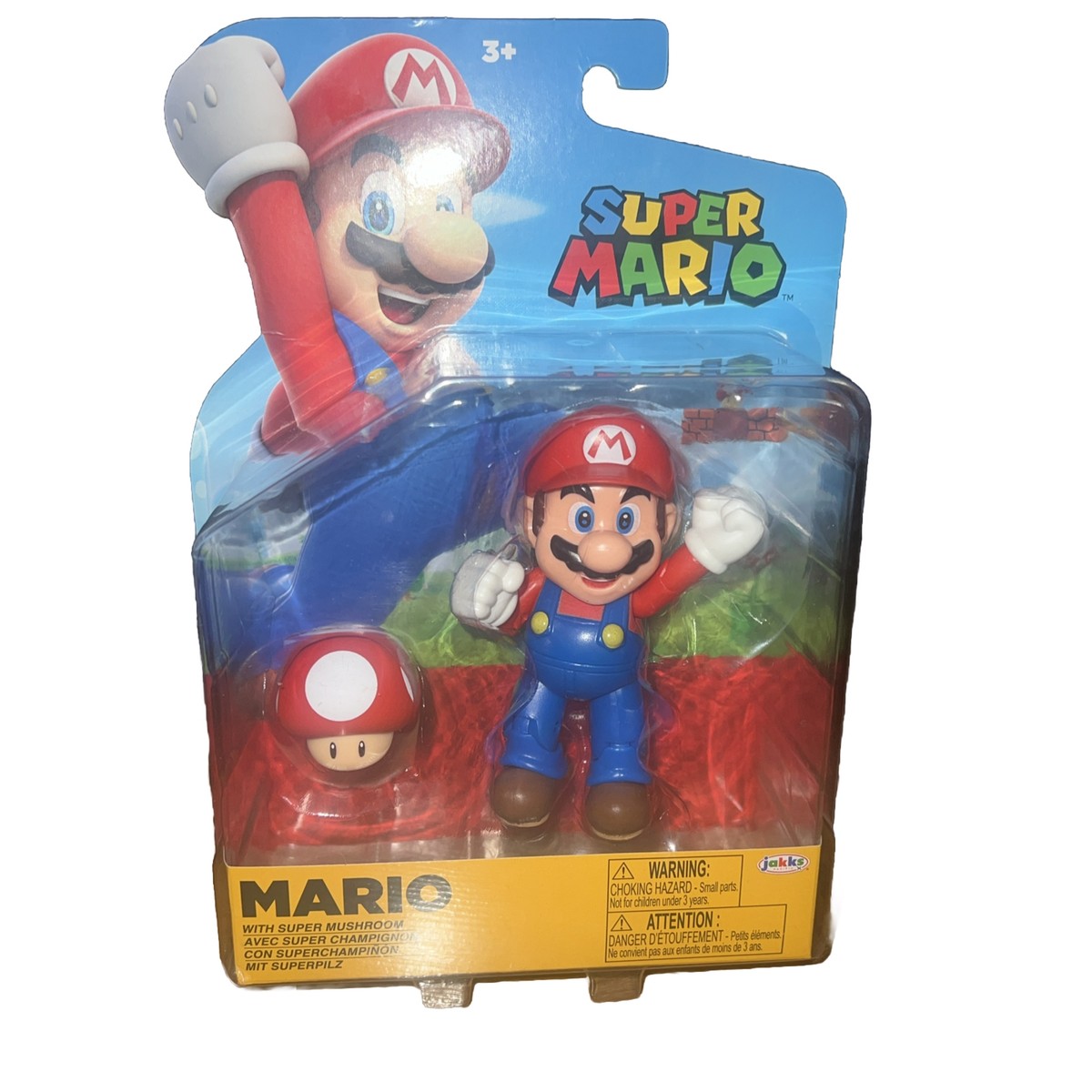 Super Mario Mario 4 Inch Figure Jakks Pacific Inc. | eBay
