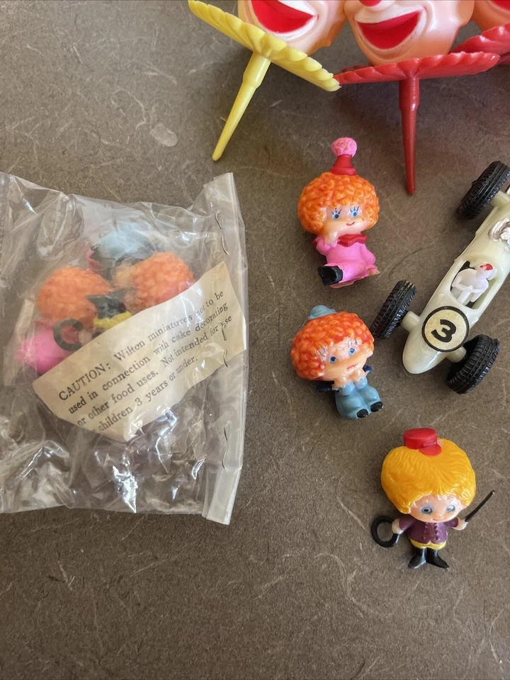 89 globos decoraciones de plástico vintage de payaso pastel bailarina coches wilton Foto 2 de 4