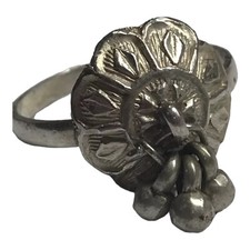 vintage antique ethnic tribal old silver ring traditional handmade ring Size 7