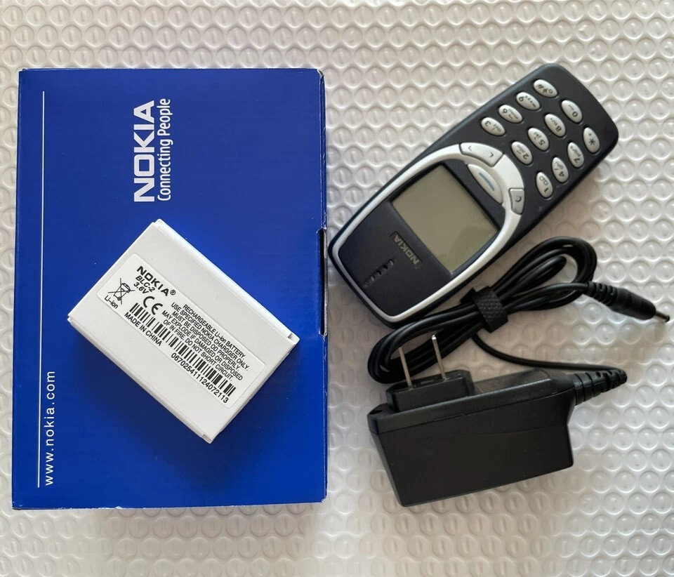 Nokia 3310 Blue Unlocked 2G GSM 900/1800 Good Quality Cellular