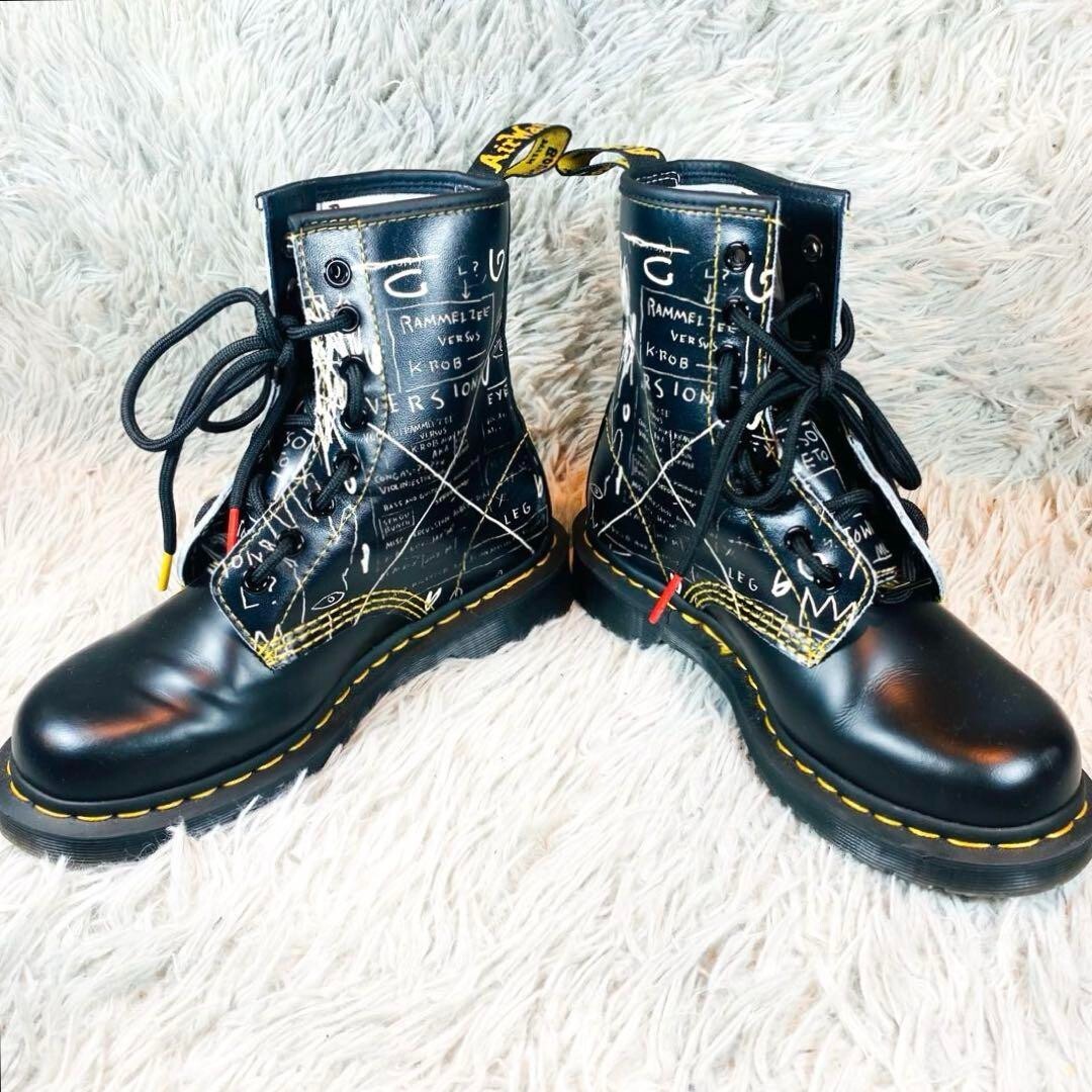 Dr. Martens Jean Michel Basquiat 1460 60 Years 8 Holes Shoes Black 