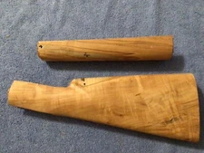 Marlin 336 Rifle Stock@Forend Set Straight Grip Curly Maple Repro