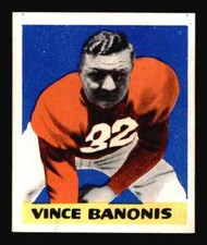1948 Leaf #8 Vince Banonis - NM-MT