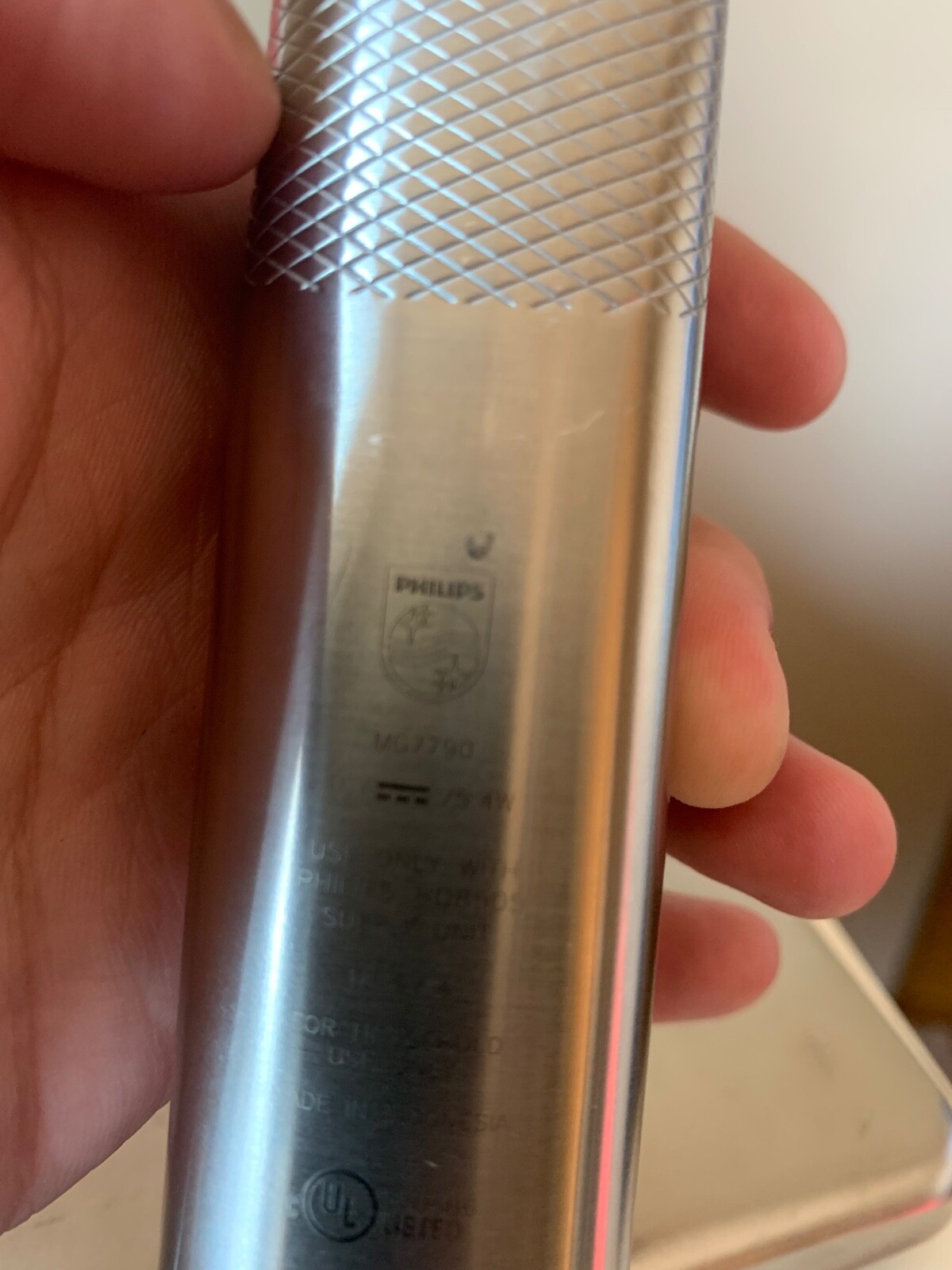 Philips Norelco MG7790 Multigroom All-in-One Trimmer Stainless Steel Body Parts