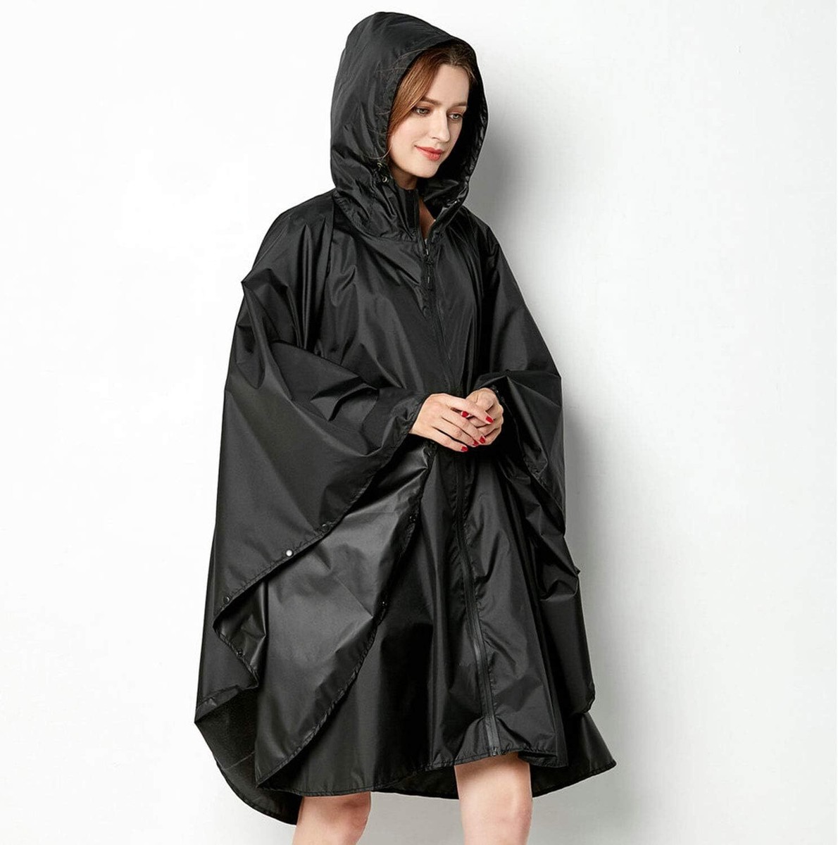 Freiesoldaten Veste De Pluie Imperméable Femme - Coupe-Vent Léger Respirant Séchage Rapide Avec Capuche - Parfaite Randonnée Camping