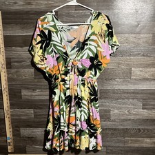 Beautiful Cupshe Small Marlen Floral Ruffle Tie Front Dress