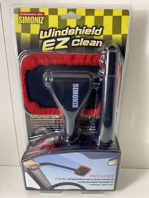 #ad Windshield EZ Clean with Handle Red Simoniz Premium $6.84