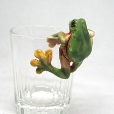 Claimbling Mountain Frog Figurine Ceramic Craft Miniatures Animal Only Frog