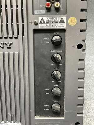 Sony SA-W505 Powered 🎶 130W Active Home Audio Super Subwoofer