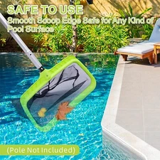 urchindj Pool Skimmer Net Heavy Duty Extra Sturdy Pool Nets for Cleaning Rein...