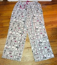 Vintage Sanrio Hello Kitty Pajama Pants White Draw String