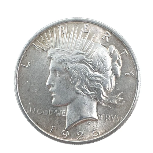 1925 Peace Dollar BU/UNC. 90% Silver $1 U.S  Coin #64