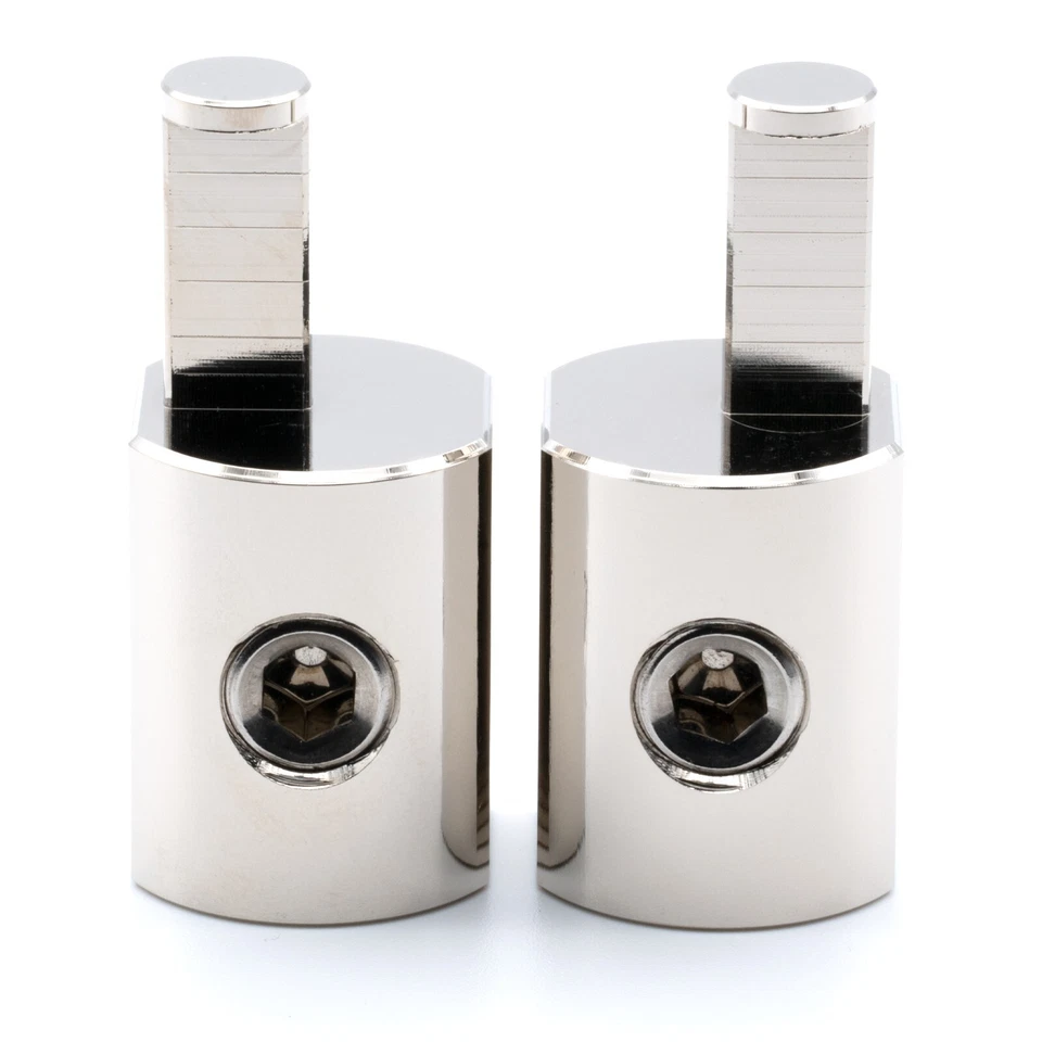 Pair ILL Customz Offset Power and Ground 1/0 Gauge to 4 Gauge Amp Input Reducers - Image 2 of 3