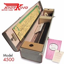 1960 Knitking Model 4500 Knitting Machine, Case,  Paperwork