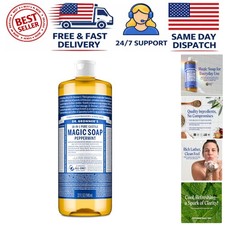 Dr. Bronner's 32oz Organic Peppermint Soap - Natural Foaming Cleanser, 18-in-1