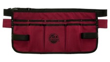 Graintex Heavy-Duty Tool Apron, 12 Pocket, Burgundy Canvas