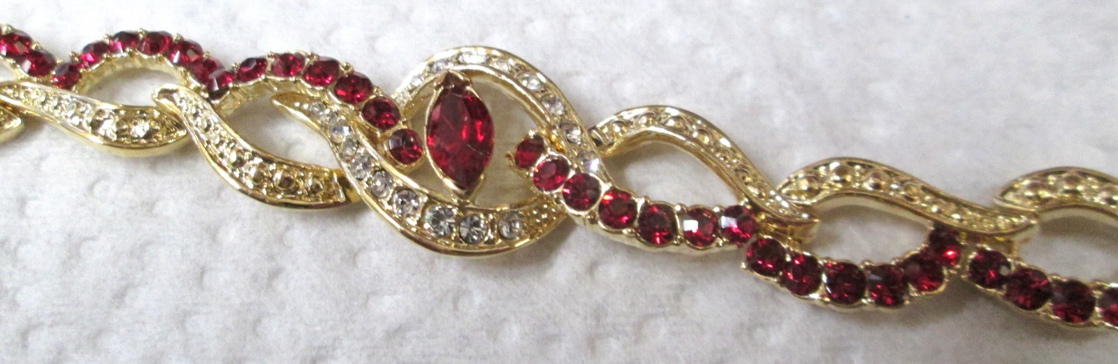Signed JBK Jackie Kennedy Ruby Swirl  Bracelet  &… - image 4