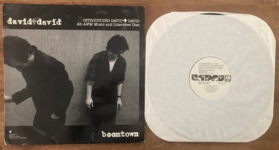 DAVID + DAVID  promo Interview LP album from 1986
