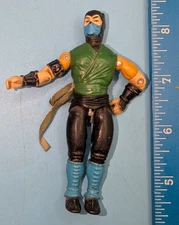 Vintage 1994 Hasbro Gi Joe Mortal Kombat Sub Zero Figure Broken Crotch