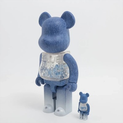 Bearbrick Figurine ''My First Bearbrick  Baby Plastic Denim Blue