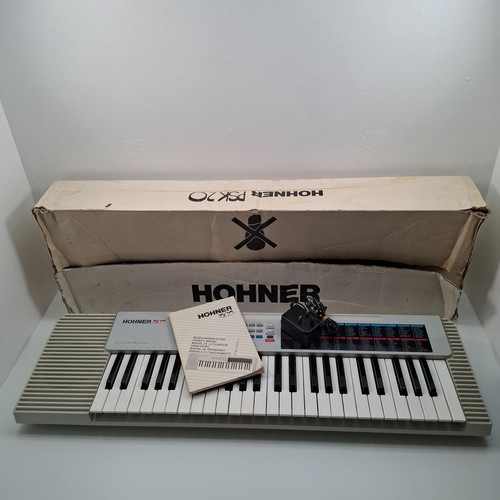 Hohner PSK 20 Pulse Code Modulation Music Keyboard with Box, Power and Manual