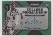 2023 Panini Prizm Draft Picks College Penmanship Green Dexter Dennis Auto 0z0v
