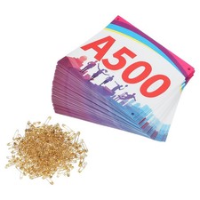 Running Bib Number 7x6 Inch, 1-500 Shadow Waterproof Competitor Number